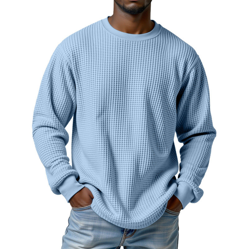 Herr Urban Pullover med Waffle Structure