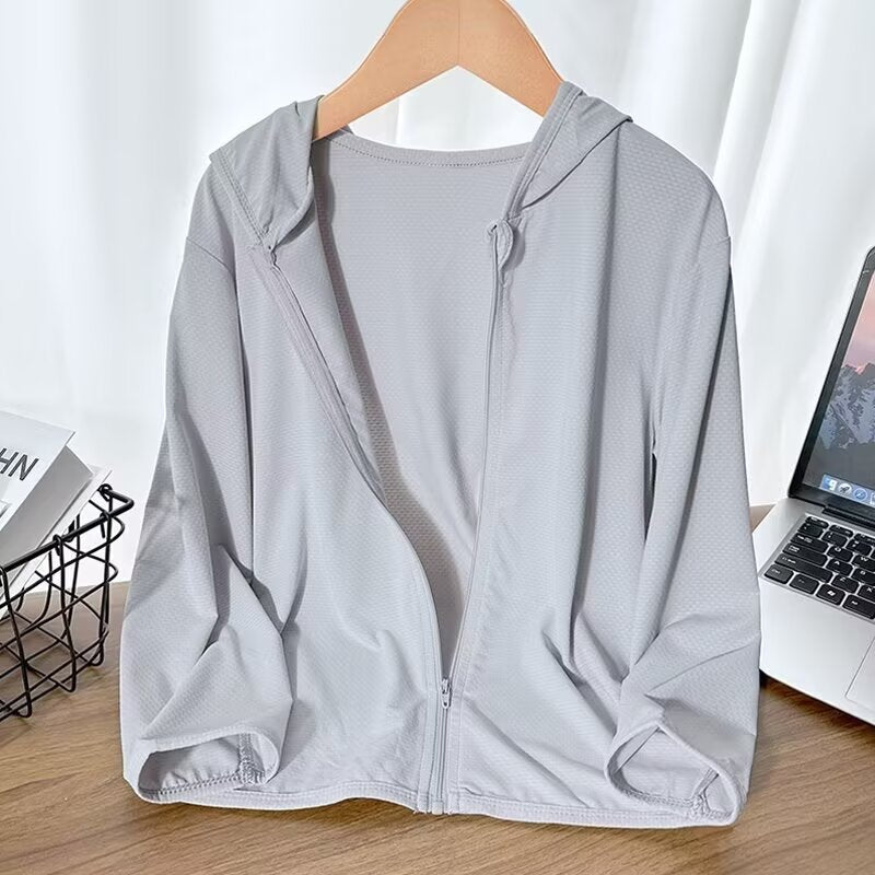 Unisex lätt hooded jacka med andningsbar mesh structure och full-length dragkedja