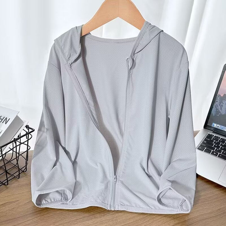 Unisex lätt hooded jacka med andningsbar mesh structure och full-length dragkedja