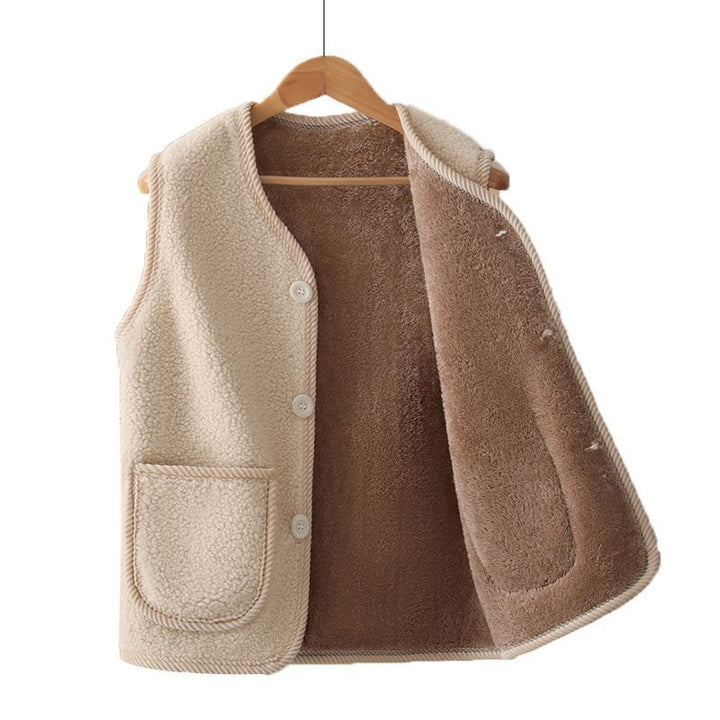 Dam mysig väst tillverkad av Teddy fleece