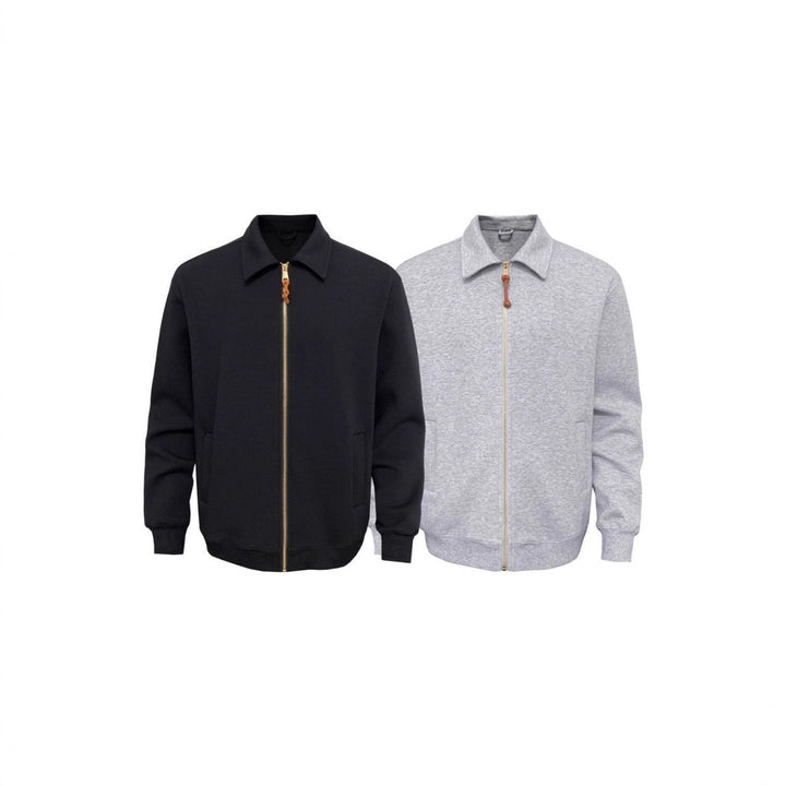 Herr Bekväm Zip-Up Sweat Jacka