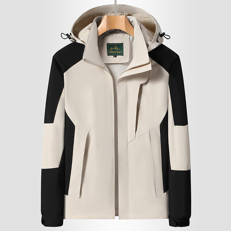 Dam Hooded Softshell jacka wind och water repellent andningsbar