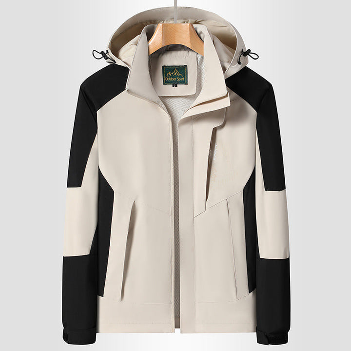 Dam Hooded Softshell jacka wind och water repellent andningsbar