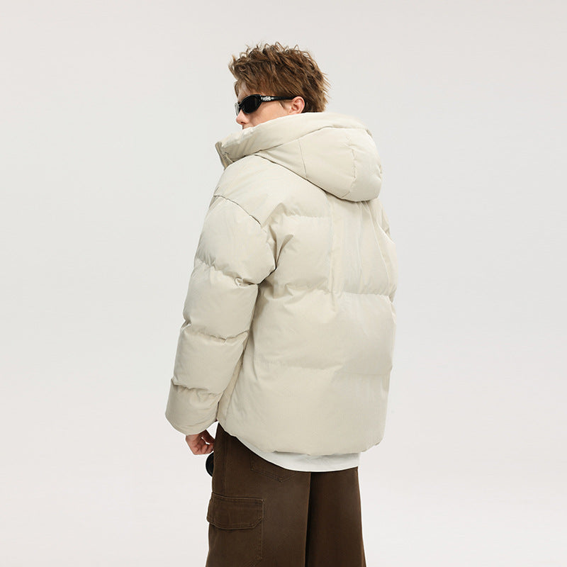 Dam Oversize-Steppjacke med Integriertem Fleece-Innenlayer och huva