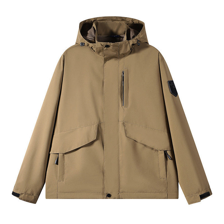 Unisex Funktionell Outdoorjacka med Praktisk Fickor