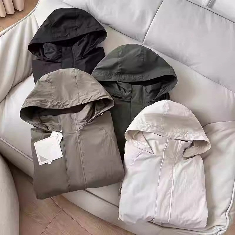Herr Lätt Övergångsjacka med Huva