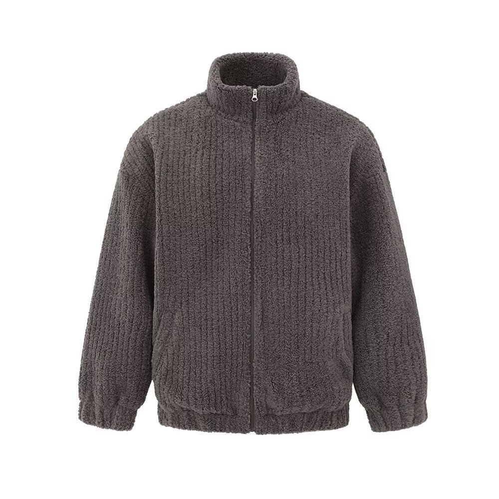 Herr Mode Oversized Jacka med Ståkrage