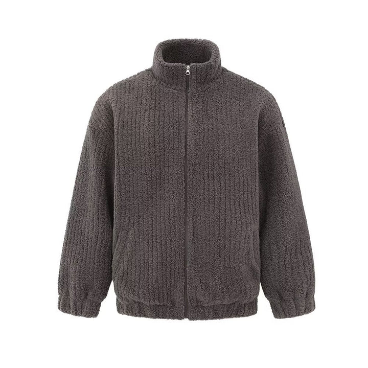 Herr Mode Oversized Jacka med Ståkrage