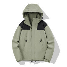 Unisex lätt Technical Softshell outdoorjacka med huva och Adjustable fåll