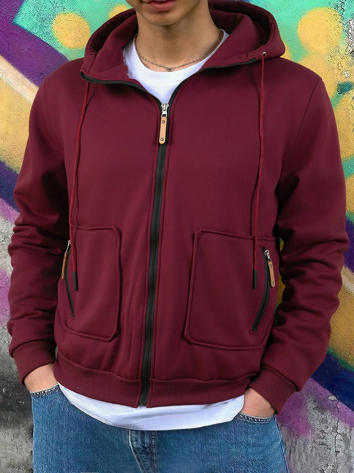 Herr Athletic Fleece Jacka