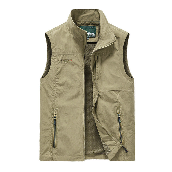 Herr Thermo Sleeveless Väst med Teddyfoder och Dragkedja