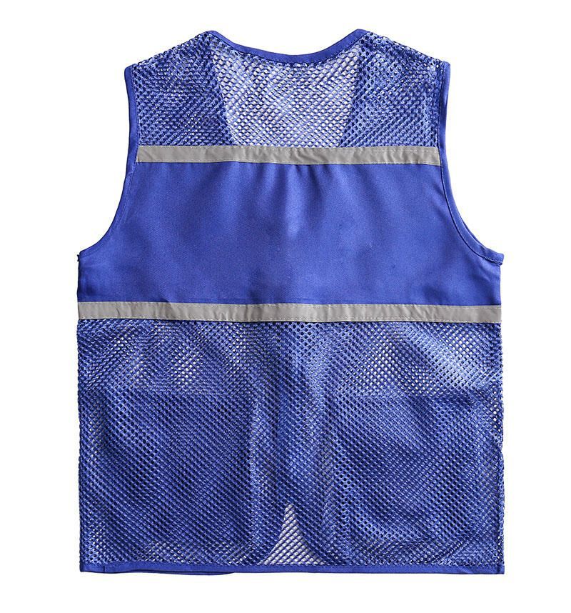 Unisex Visible Utility väst med andningsbar Mesh, Reflective Straps och Generous framfickor
