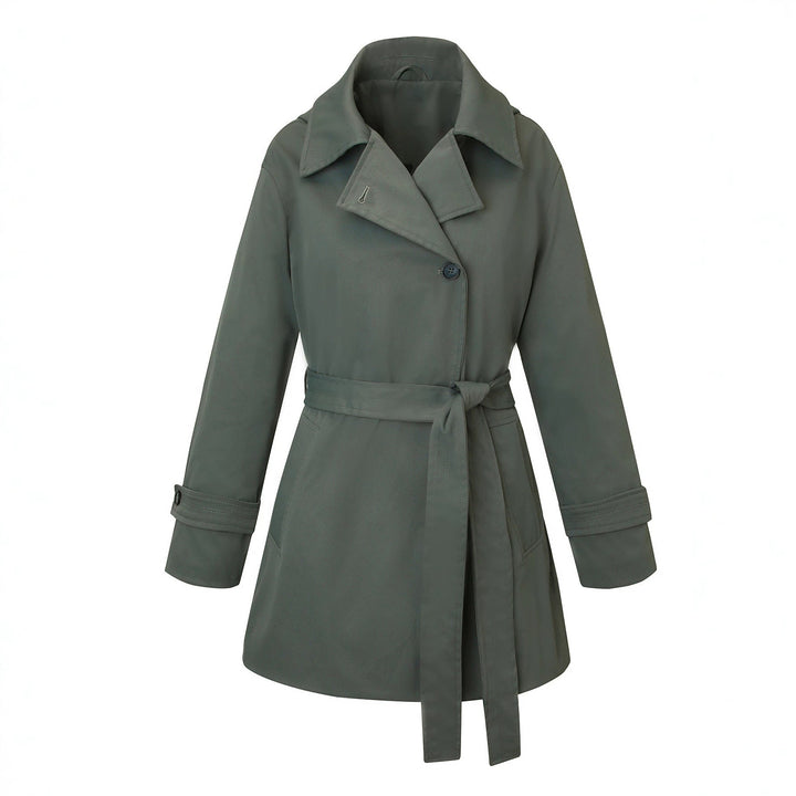 Dam Elegant och Tidlös Trenchcoat