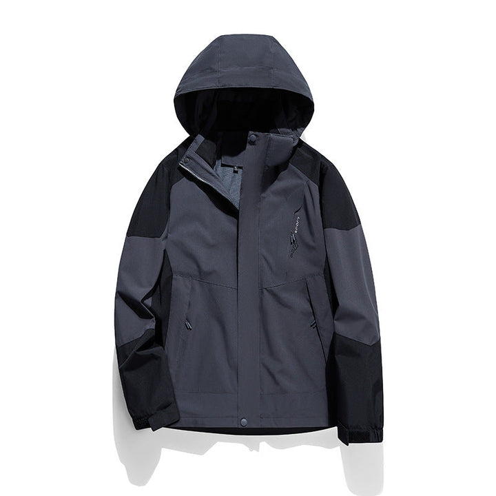 Dam två-layer softshell utomhusjacka med removable fleece inner layer och huva