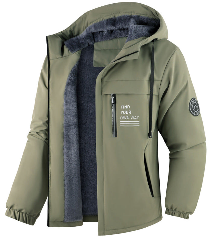 Herr Vattenavvisande Fleece Jacka