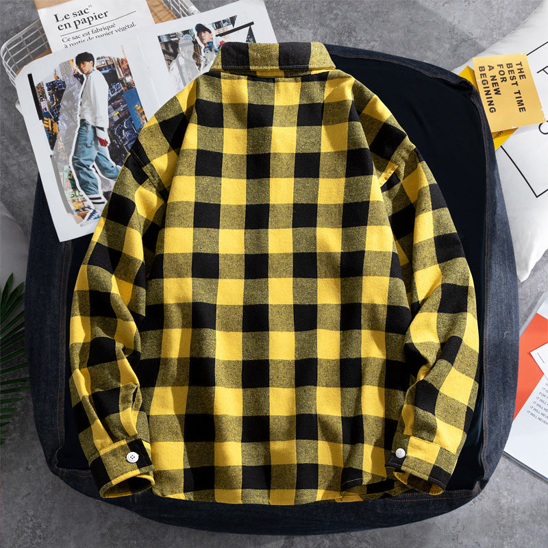Dam Avslappnad och Modern Flannel Skjortjacka