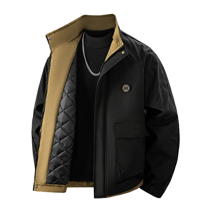 Herr funktion blouson med quiltad termo foder och fickor med lock
