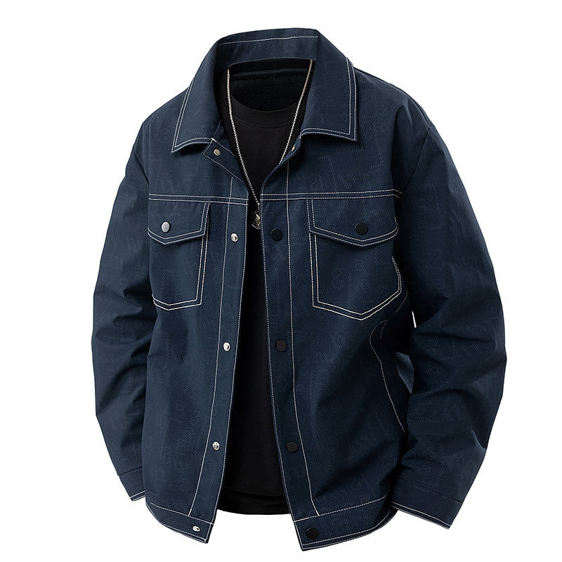 Herr Fashion Pullover Jacka