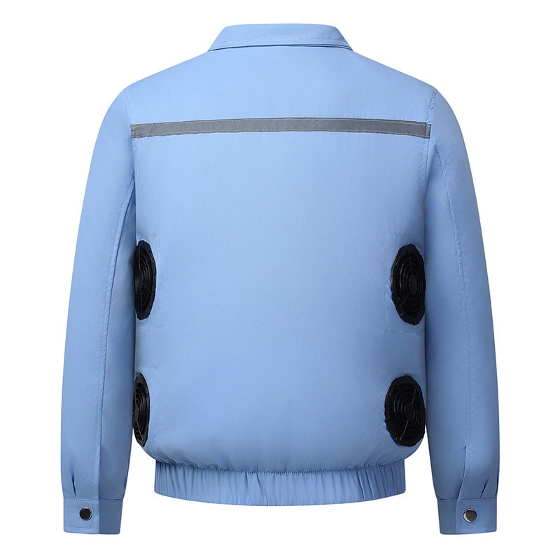 Unisex Nan Cooling Work Jacka med Integrated Ventilation System