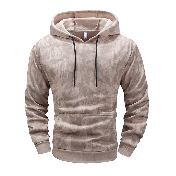 Herr Varm Fodrad med Huva Pullover