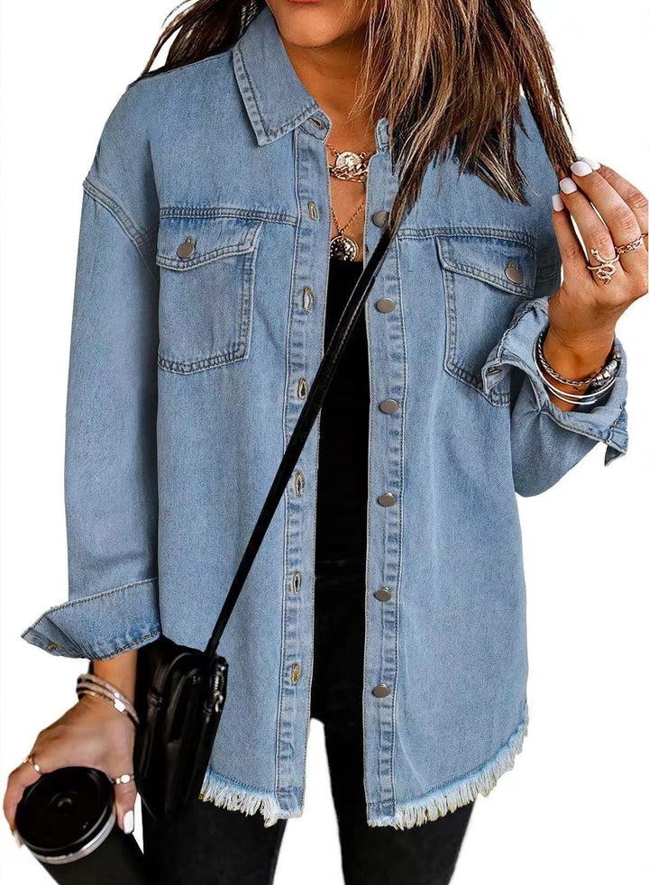 Denim Skjorta Jacka