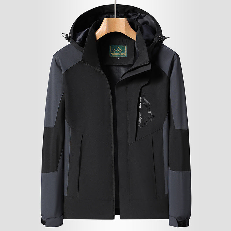 Dam Hooded Softshell jacka wind och water repellent andningsbar