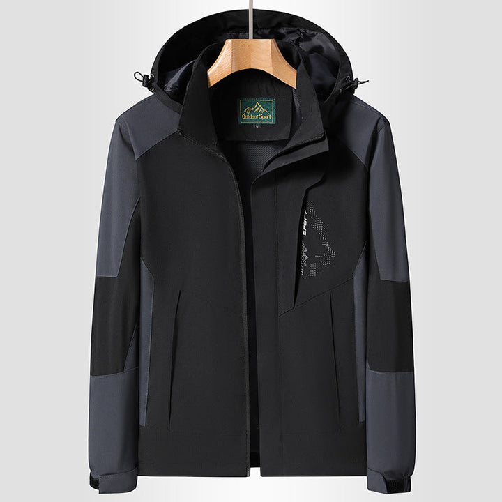 Dam Hooded Softshell jacka wind och water repellent andningsbar