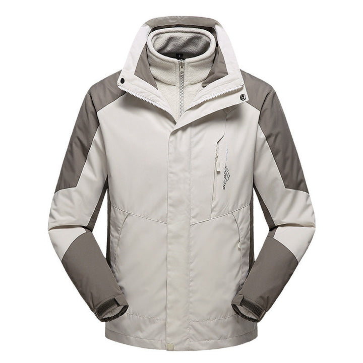 Dam Three-Piece Softshell funktionsjacka med avtagbar fleece inner lagerplagg