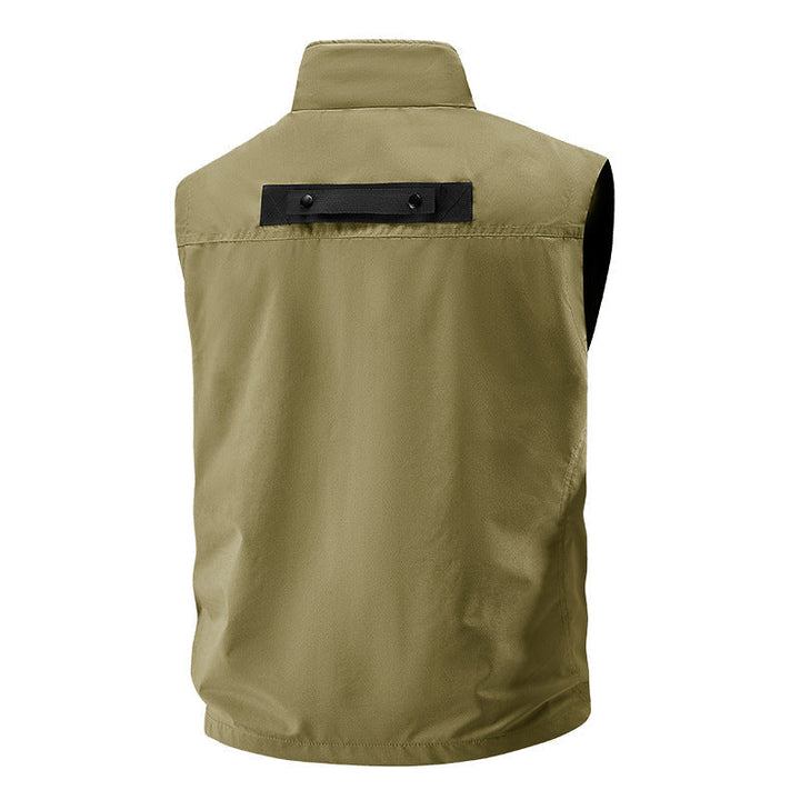 Herr Tactical Multifunctional Väst med Numerous Multipurpose Fickor, Lätt Ripstop och Mesh Foder