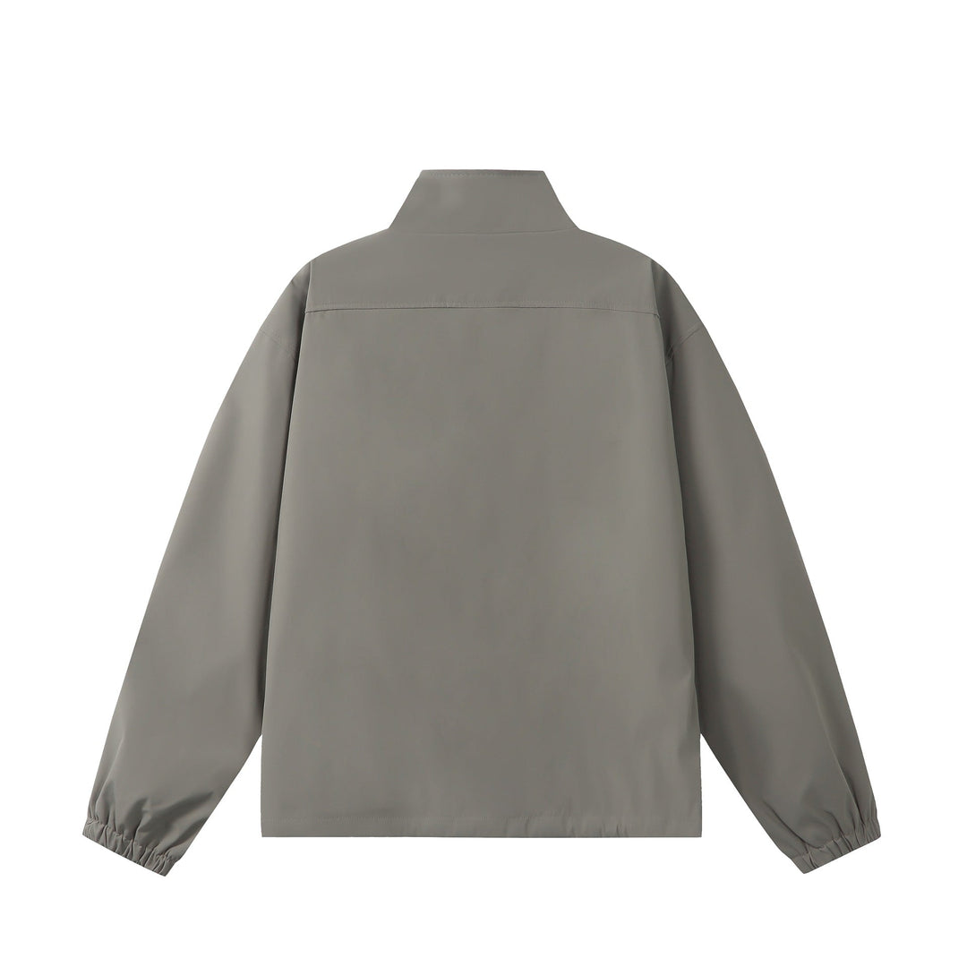 Unisex Lätt, Packable Funktionell Jacka i Oversized Boxig Skärning med Ståkrage