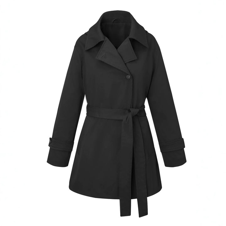 Dam Elegant och Tidlös Trenchcoat