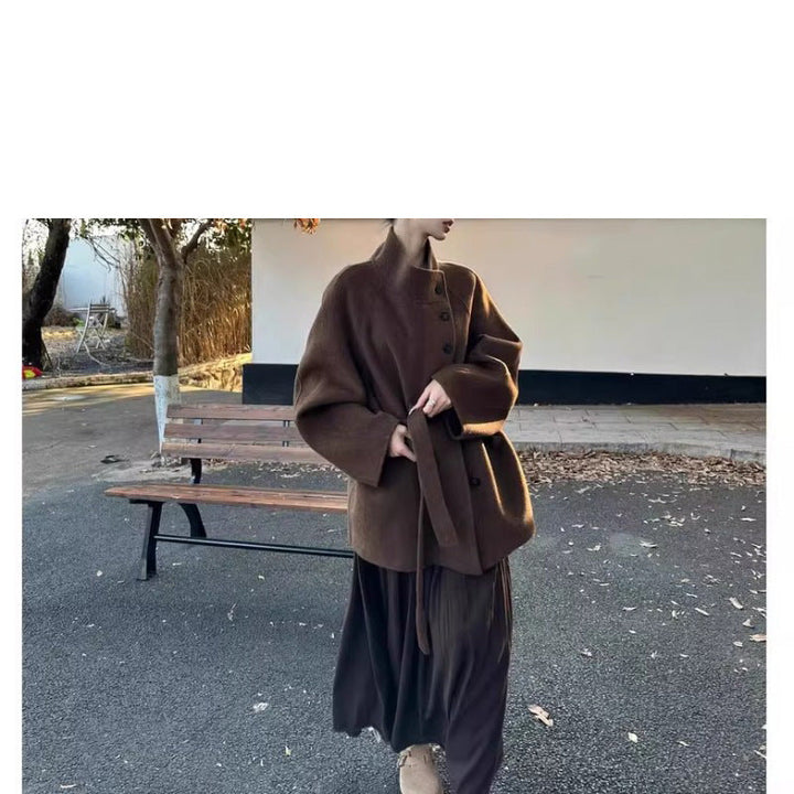Dam modern oversize ull jacka