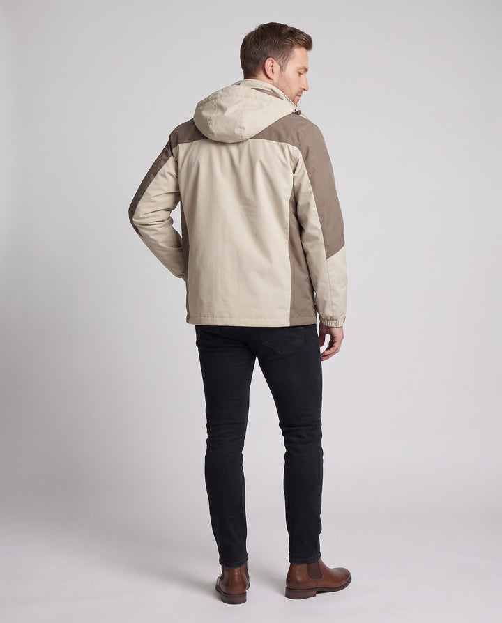 Dam 3-i-1 Outdoor Jacka med Removable Fleece Inner Jacka och Multifunctional Fickor