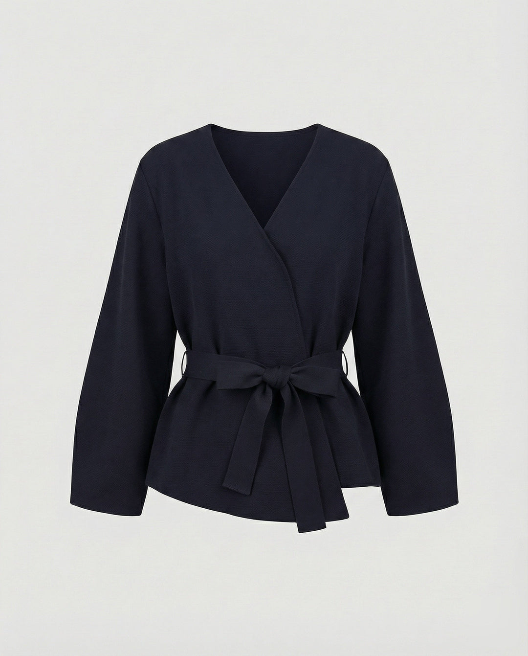 Dam wrapped kimono jacka med waistband