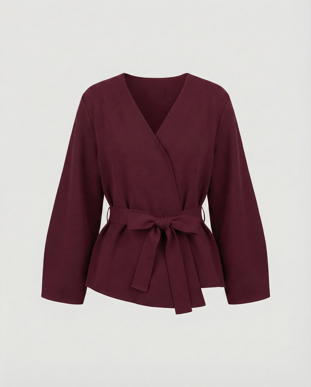 Dam wrapped kimono jacka med waistband