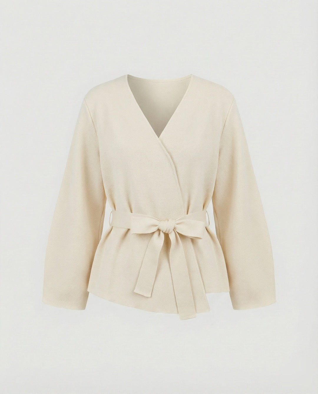 Dam wrapped kimono jacka med waistband