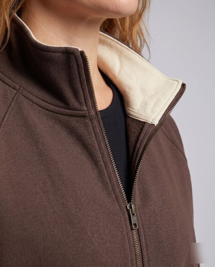 Dam Sportig Oversize Jacka med Huva och Stripes
