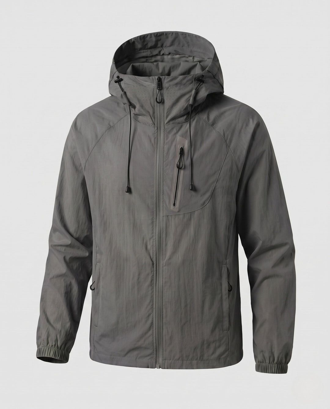 Dam Hög-Performance Vindjacka med Reflective Elements och Adjustable Huva Design