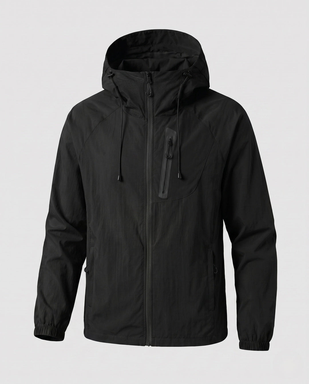 Dam Hög-Performance Vindjacka med Reflective Elements och Adjustable Huva Design