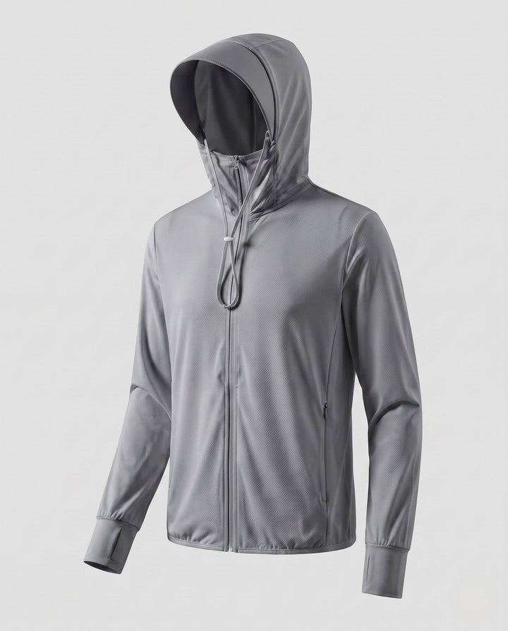 Dam lätt andningsbar outdoorjacka med reflective huva design
