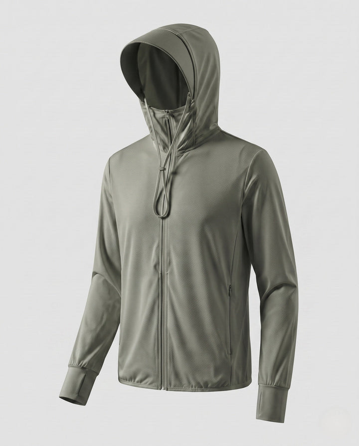 Dam lätt andningsbar outdoorjacka med reflective huva design