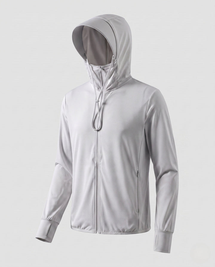 Dam lätt andningsbar outdoorjacka med reflective huva design