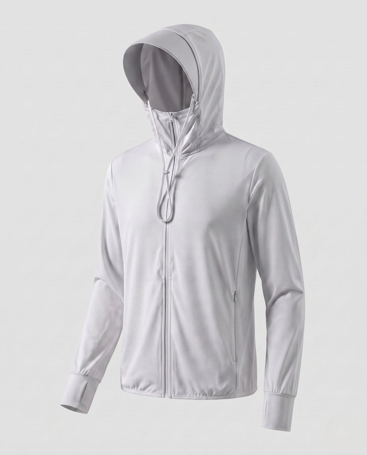 Dam lätt andningsbar outdoorjacka med reflective huva design