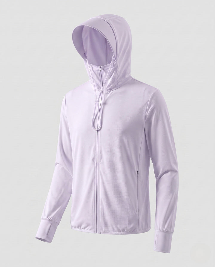 Dam lätt andningsbar outdoorjacka med reflective huva design