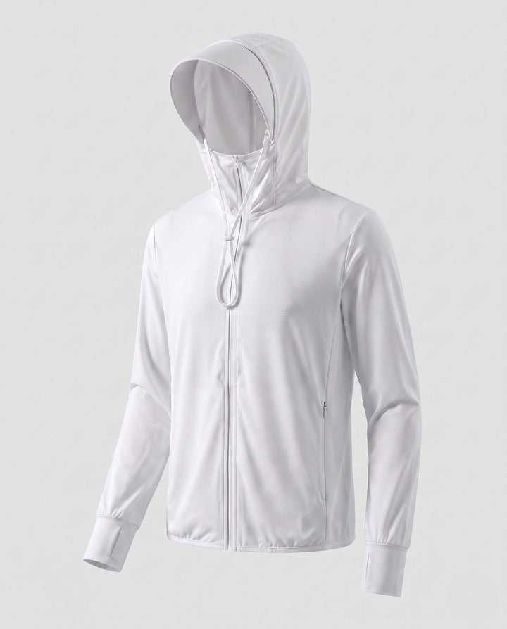 Dam lätt andningsbar outdoorjacka med reflective huva design