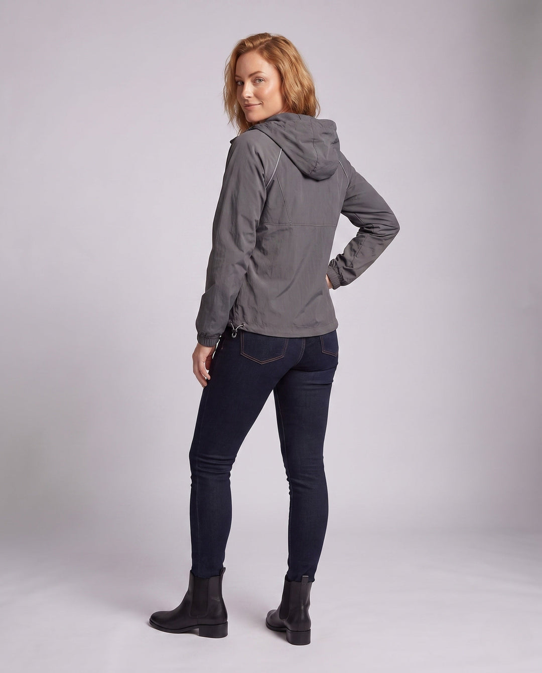 Dam Lätt Funktionell Jacka med Reflective Elements