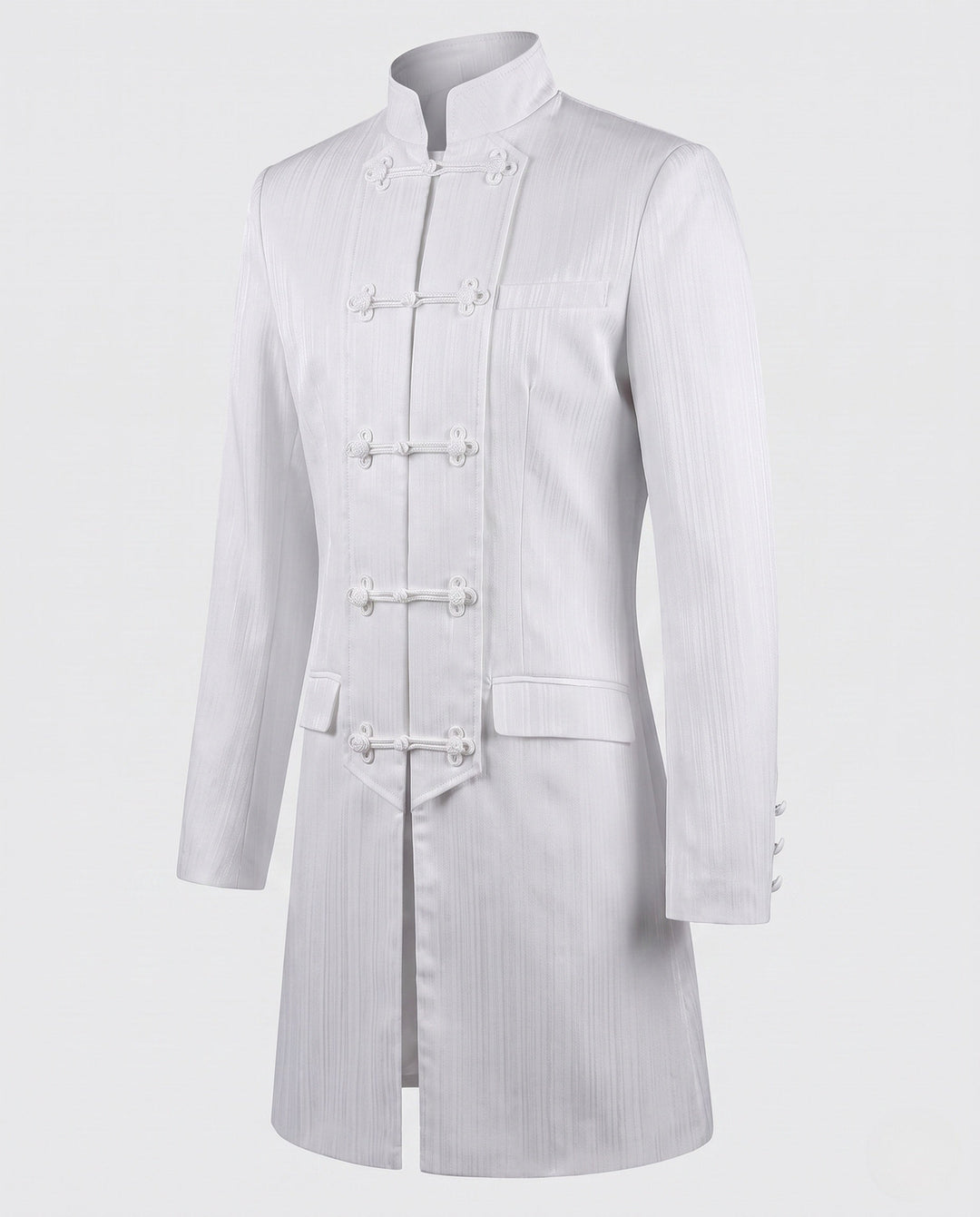 Dam elegant figursydd quiltad kappa med elaborate mönster
