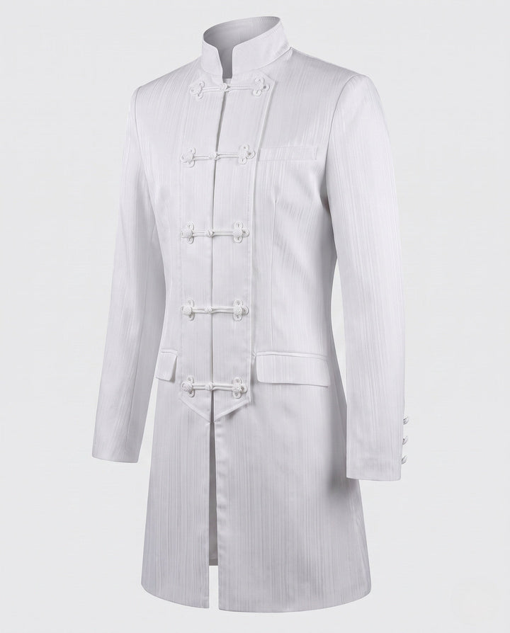 Dam elegant figursydd quiltad kappa med elaborate mönster