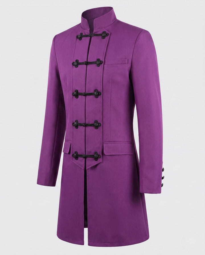 Dam elegant figursydd quiltad kappa med elaborate mönster