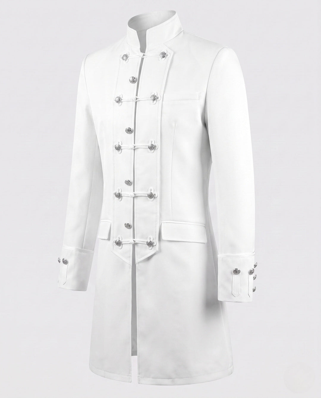 Dam elegant figursydd quiltad kappa med elaborate mönster